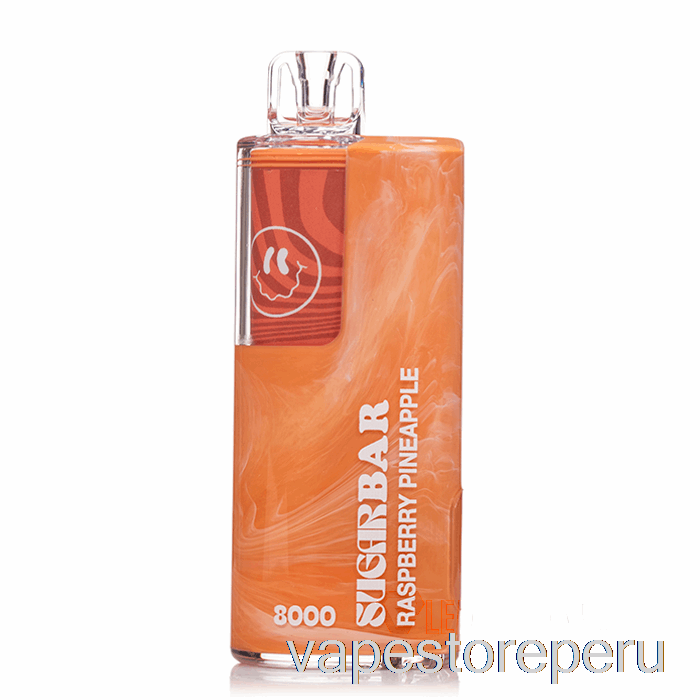 Vape Sin Nicotina Peru Sugar Bar Sb8000 0% Cero Nicotina Desechable Frambuesa Piña